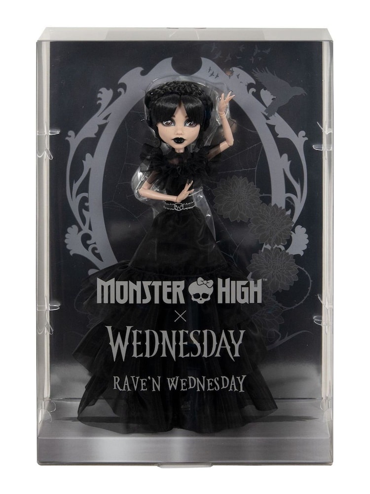 Monster High Wednesday Rave'n Dress Doll - Image 4 of 4