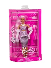 Barbie Deluxe Style Doll with Metallic Dress - Image 1 of 6