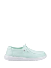 HEYDUDE Blue Wendy Canvas Shoes - Image 1 of 4