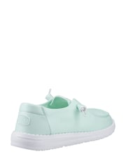 HEYDUDE Blue Wendy Canvas Shoes - Image 2 of 4