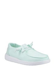 HEYDUDE Blue Wendy Canvas Shoes - Image 3 of 4