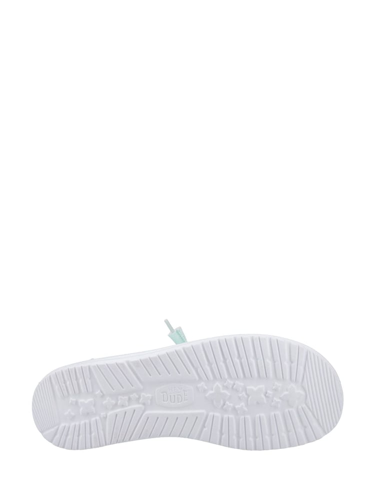HEYDUDE Blue Wendy Canvas Shoes - Image 4 of 4