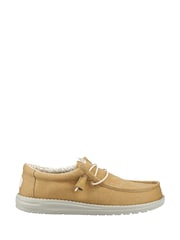 HEYDUDE Wally Canvas Brown Shoes - Image 1 of 4