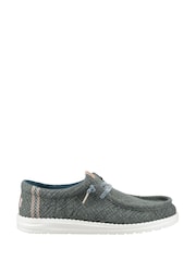 HEYDUDE Green Wally Jute Shoes - Image 1 of 3