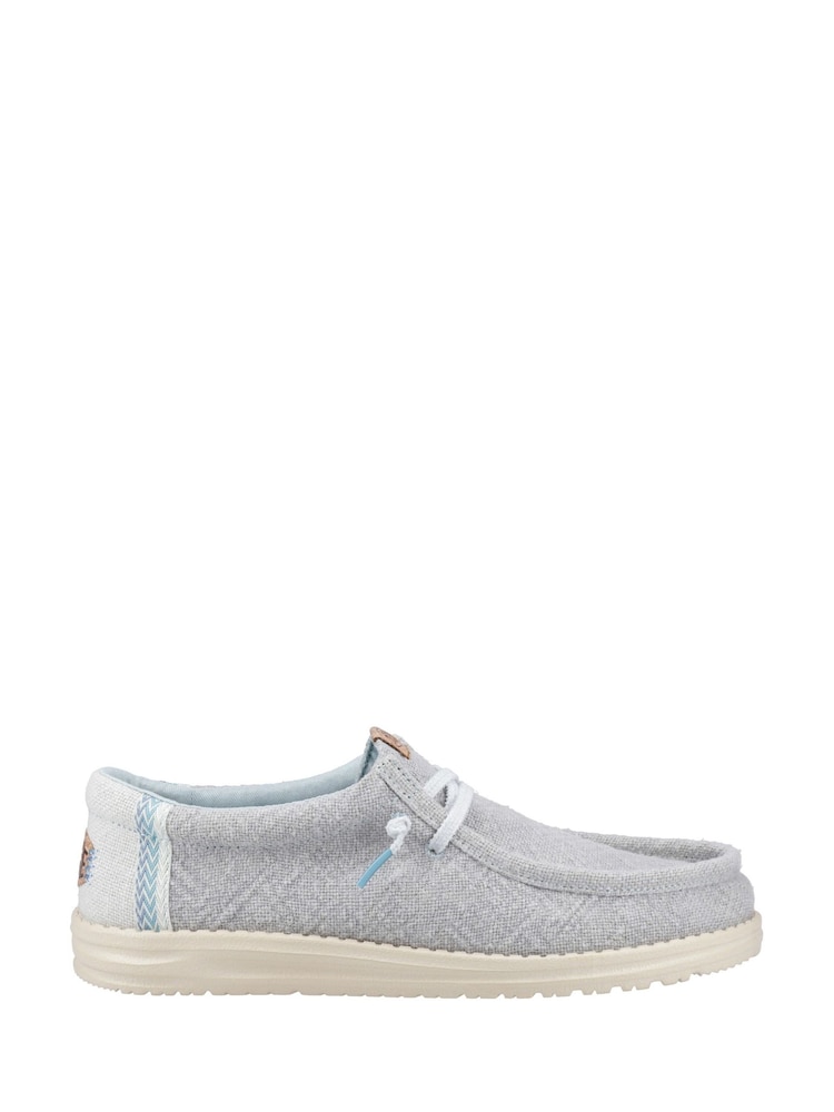 HEYDUDE Blue Wally Jute Shoes - Image 1 of 3