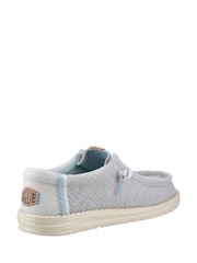 HEYDUDE Blue Wally Jute Shoes - Image 2 of 3