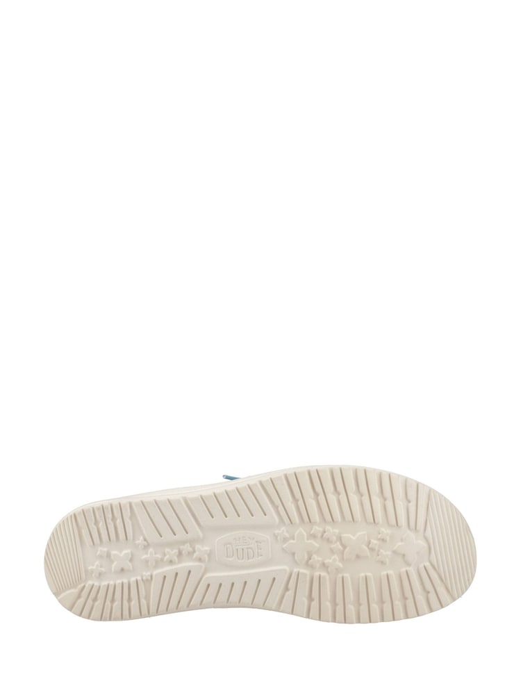 HEYDUDE Blue Wally Jute Shoes - Image 3 of 3