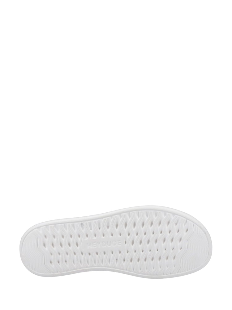 HEYDUDE Wendy Rise Perf Canvas White Shoes - Image 3 of 3 HEYDUDE Wendy Rise Perf Canvas White Shoes - Image 3 of 3