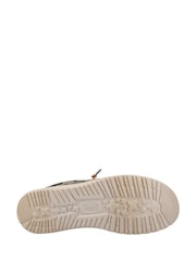HEYDUDE Green Wally Palm Jute 100% Cotton Shoes - Image 5 of 5
