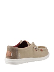 HEYDUDE Natural Wally Workwear Shoes - Image 2 of 3