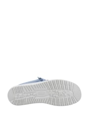 HEYDUDE Blue Wally Stretch Sox Shoes - Image 4 of 4