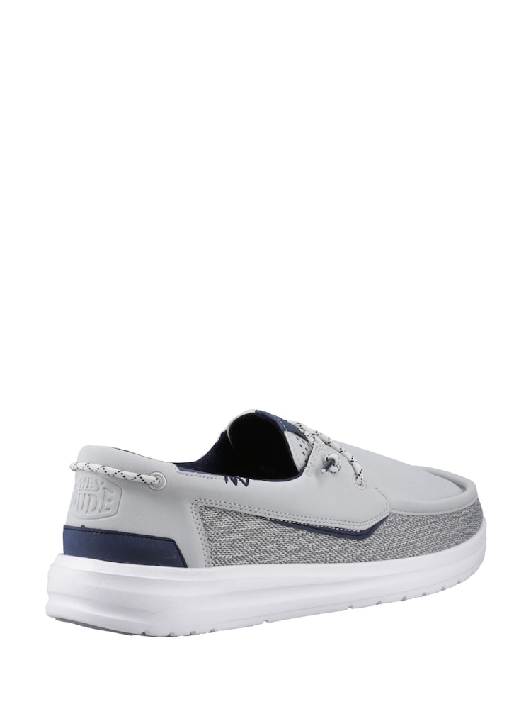 HEYDUDE Grey Welsh Grip Classic Mesh Shoes - Image 2 of 4
