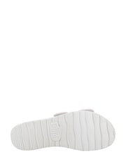 HEYDUDE Delray Slide Eyelet White Sandals - Image 4 of 4