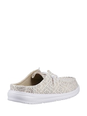 HEYDUDE Cream Wendy Slip Surf Baja Mules - Image 3 of 4
