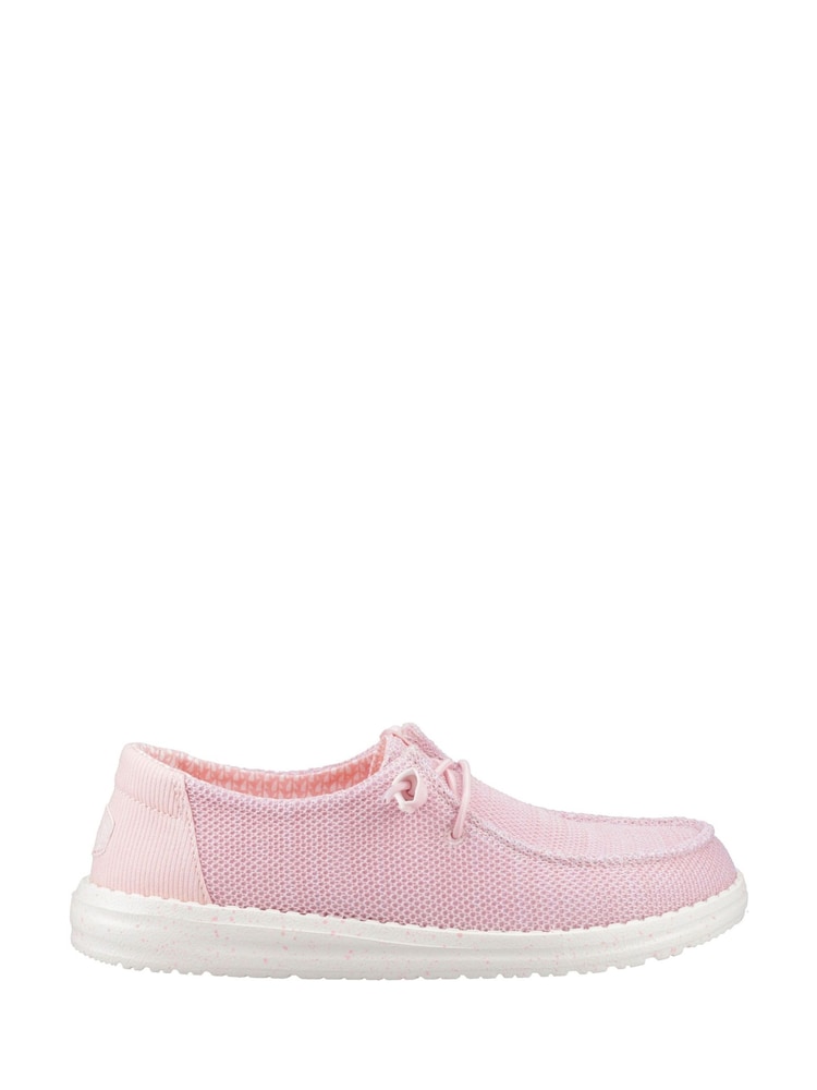 HEYDUDE Pink Wendy Stretch Sox Shoes - Image 1 of 4