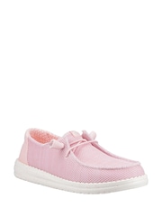 HEYDUDE Pink Wendy Stretch Sox Shoes - Image 3 of 4