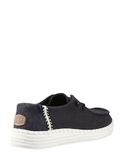HEYDUDE Wendy Espadrille Woven Black Shoes - Image 3 of 4