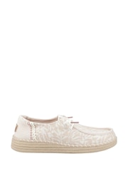 HEYDUDE Pink Wendy Espadrille Retro Palm Shoes - Image 1 of 1
