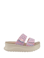 HEYDUDE Blue Delray Slide Surf Baja Sandals - Image 1 of 4