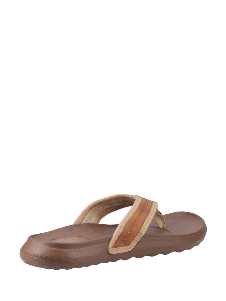 HEYDUDE Orange Myers Flip-Flops - Image 2 of 4