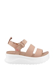 HEYDUDE Natural Delray Buckle Classic Sandals - Image 1 of 4