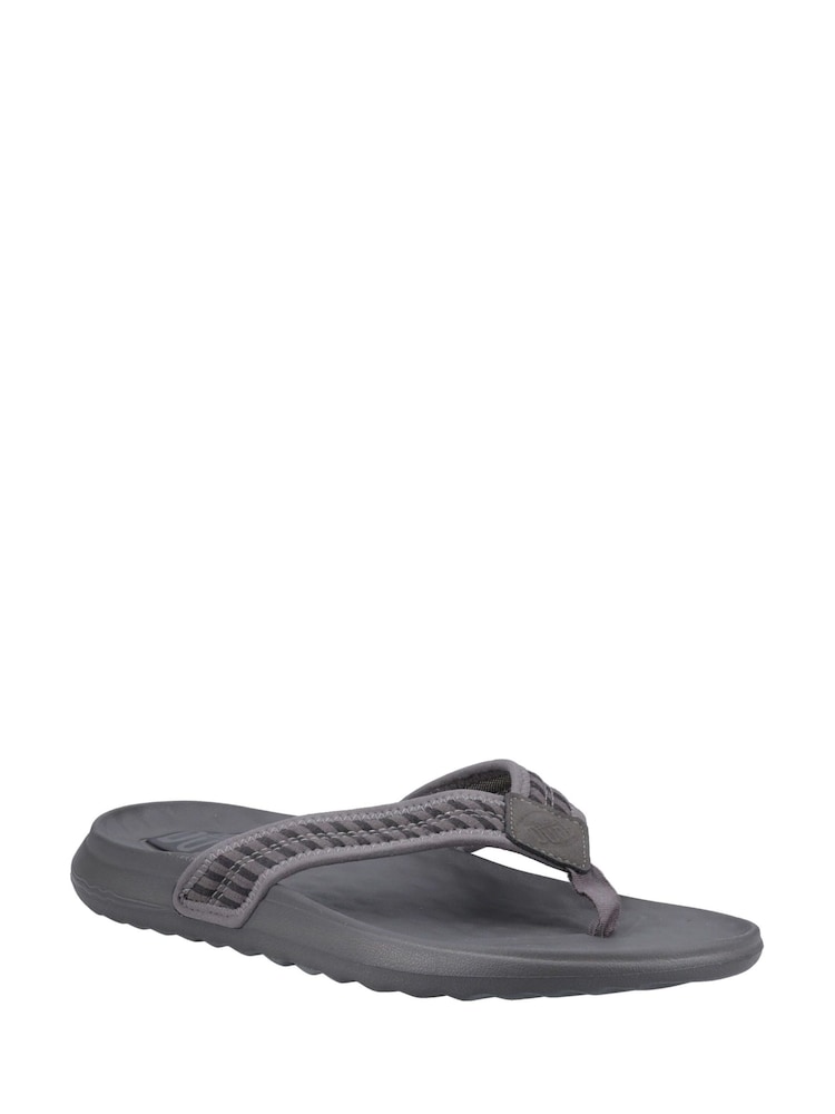 HEYDUDE Myers Flip Nu Prep Black Sandals - Image 1 of 1