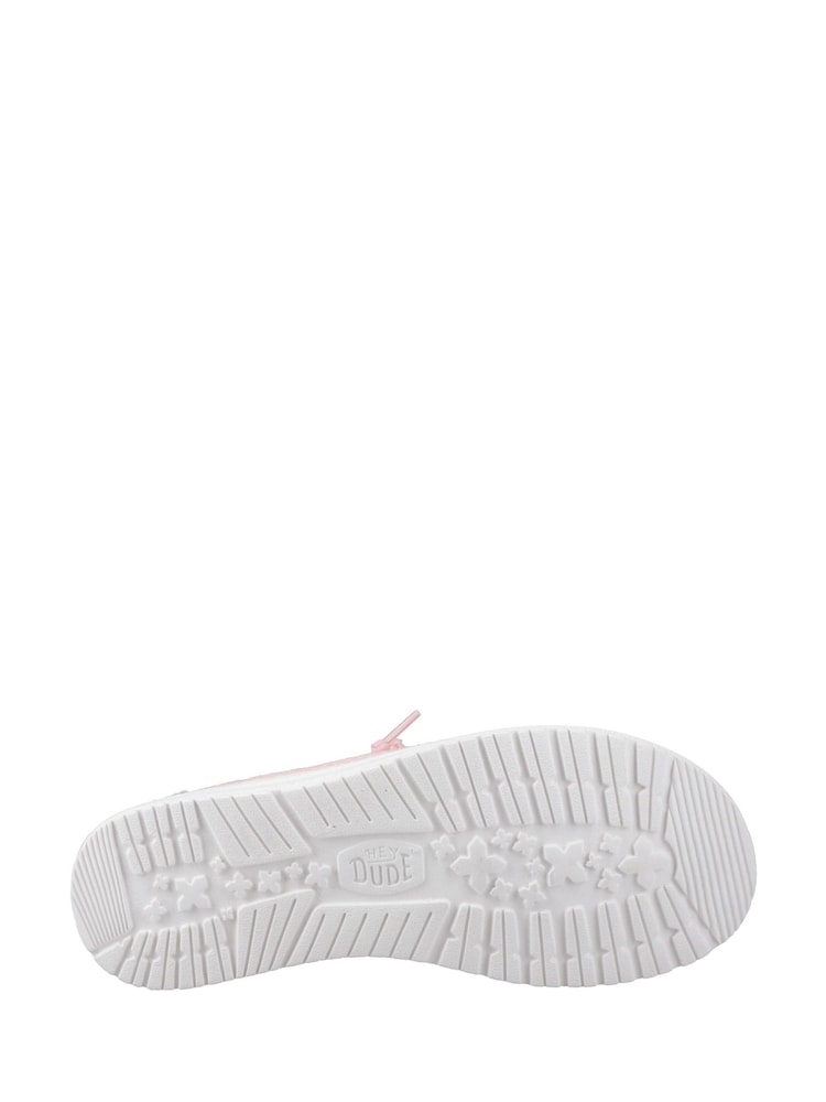 HEYDUDE Pink Wendy Eyelet Lace Shoes - Image 4 of 4
