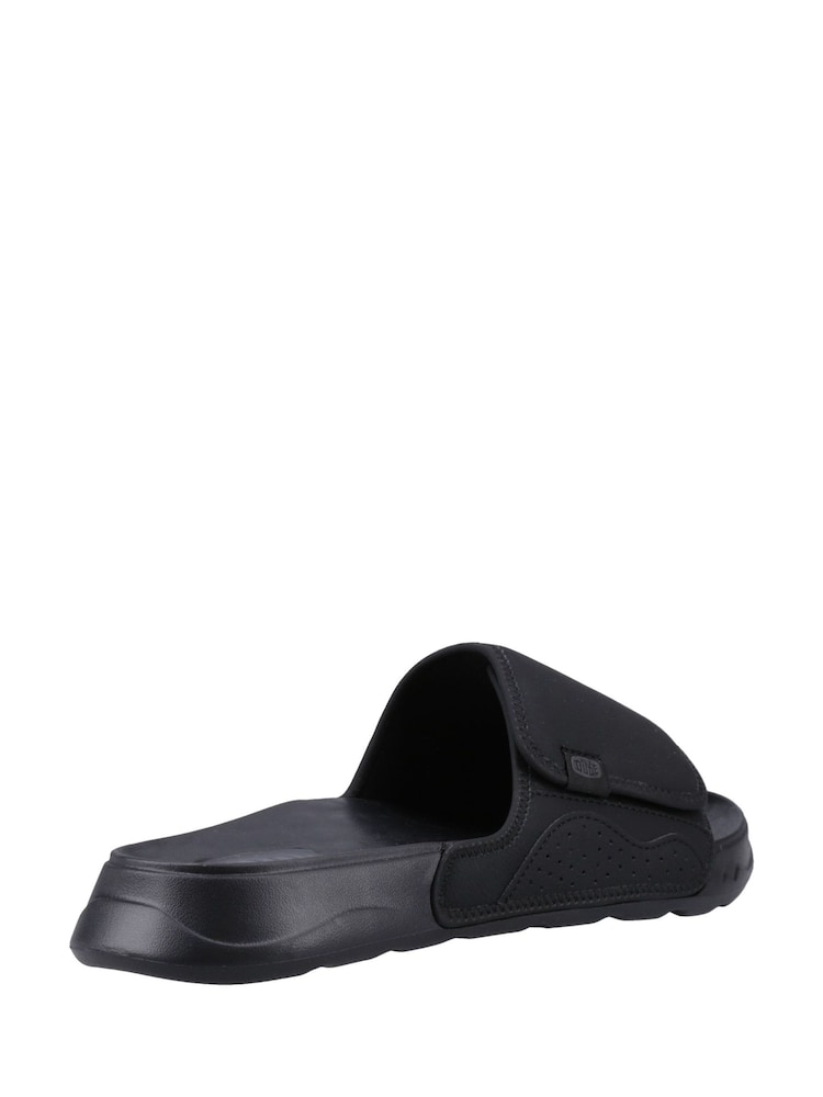 HEYDUDE Shore Slide Classic Black Sandals - Image 2 of 3