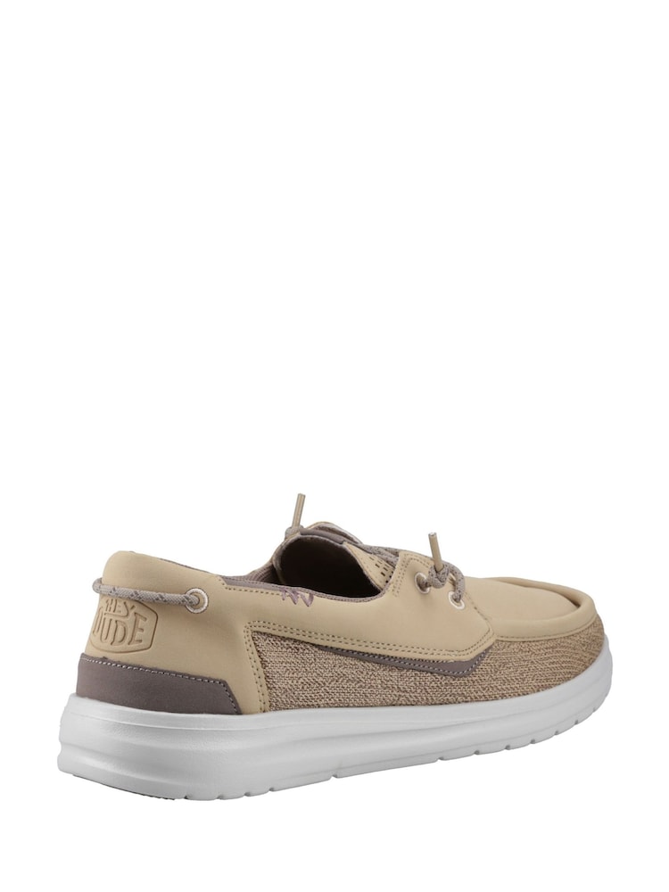 HEYDUDE Natural Welsh Grip Classic Mesh Shoes - Image 2 of 4