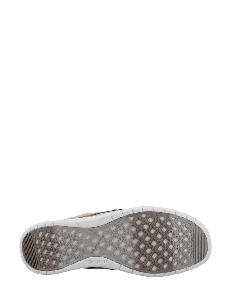 HEYDUDE Natural Welsh Grip Classic Mesh Shoes - Image 4 of 4