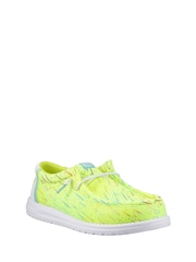 HEYDUDE Green Wally Party Mesh Shoes - Image 1 of 1