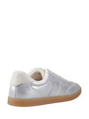 Collins Trainer in Silver Metallic Leather - Image 2 of 4