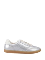 Collins Trainer in Silver Metallic Leather - Image 4 of 4