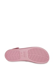 Crocs Pink Brooklyn Woven Low Wedges - Image 5 of 5
