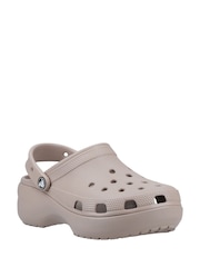 Crocs Brown Classic Platform Clogs - Image 2 of 4