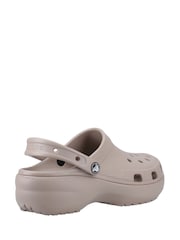 Crocs Brown Classic Platform Clogs - Image 3 of 4