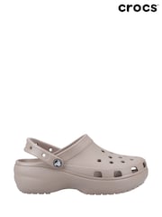 Crocs Brown Classic Platform Clogs - Image 5 of 6