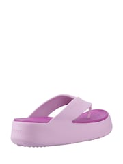 Crocs Purple Getaway Platform Flip-Flops - Image 2 of 4