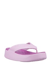 Crocs Purple Getaway Platform Flip-Flops - Image 3 of 4