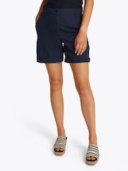 Tommy Hilfiger Blue Blend 100% Cotton Chino Shorts - Image 2 of 6
