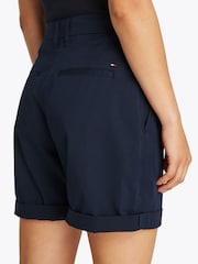Tommy Hilfiger Blue Blend 100% Cotton Chino Shorts - Image 4 of 6