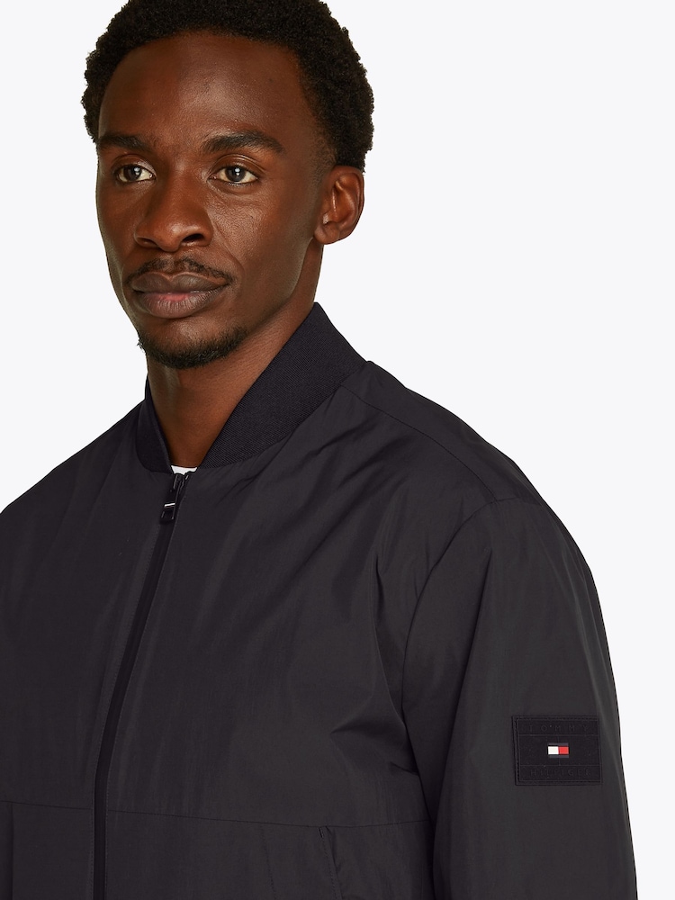 Tommy Hilfiger Black Bomber Jacket - Image 4 of 7