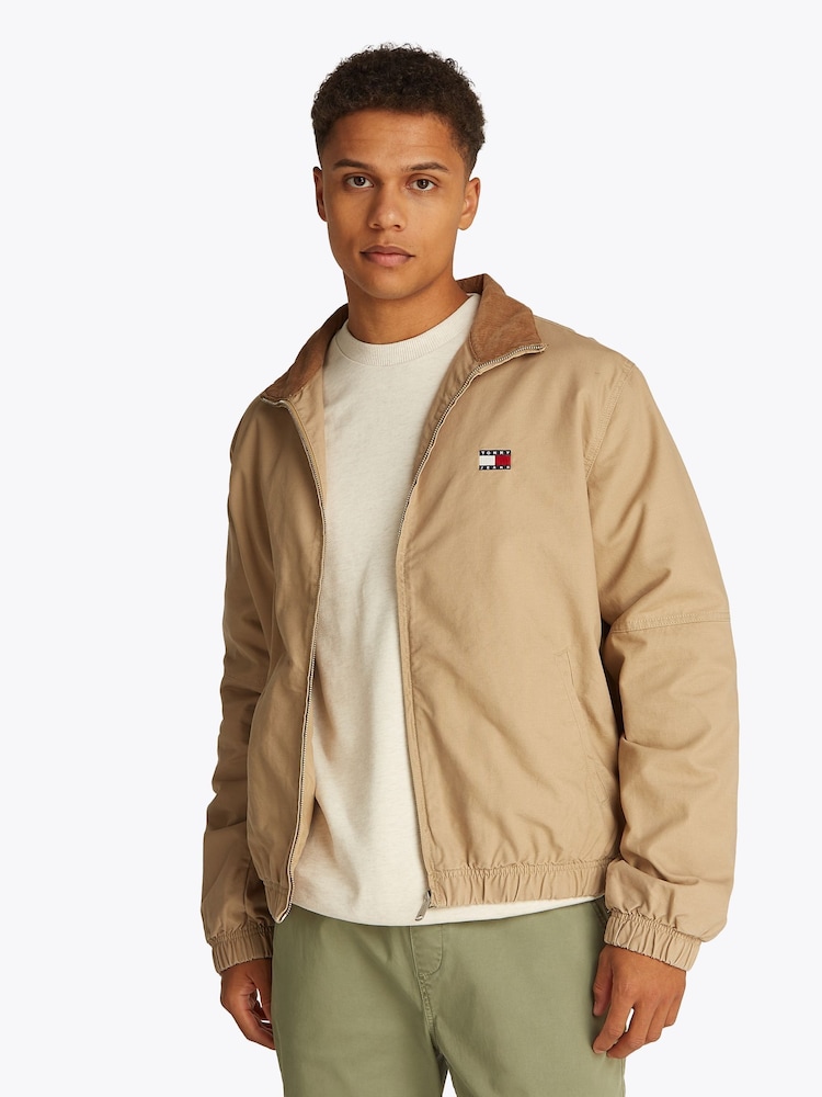 Tommy Jeans Brown 100% Cotton Essential Jacket - Image 1 of 7