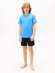 Tommy Hilfiger Blue Underwear Short Sleeve 100% Cotton T-Shirts 2 Pack - Image 4 of 6