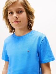 Tommy Hilfiger Blue Underwear Short Sleeve 100% Cotton T-Shirts 2 Pack - Image 5 of 6