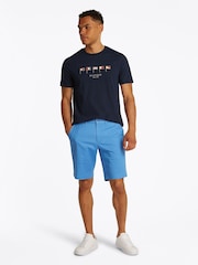 Azul - Camiseta Tommy Hilfiger Multi Flags 100% cotton - Imagem 2 de 6