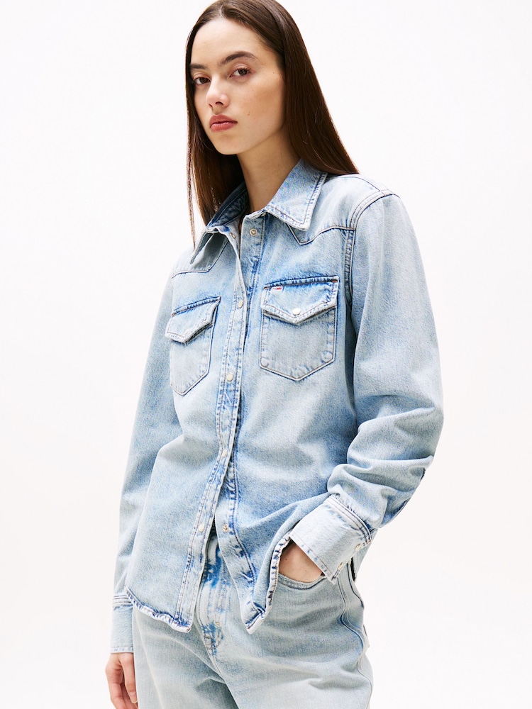 Tommy Jeans Regular Fit Western Shirt - Imagen 1 de 4