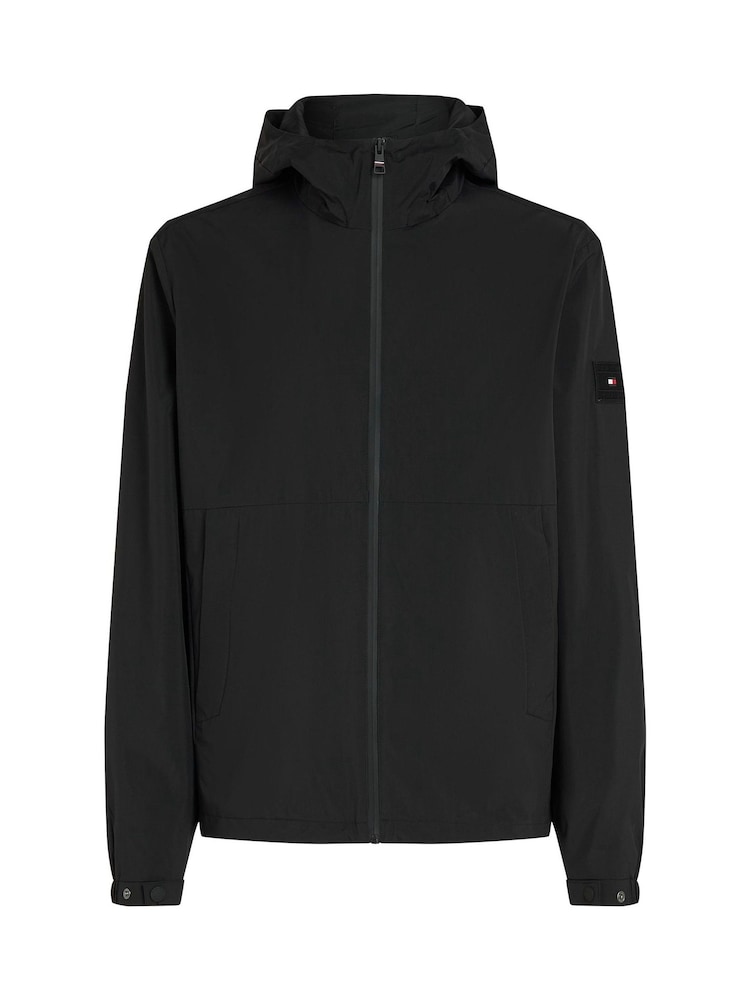 Tommy Hilfiger Black Branded Hooded Jacket - Image 5 of 6