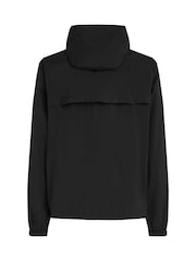 Tommy Hilfiger Black Branded Hooded Jacket - Image 6 of 6