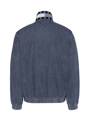 Tommy Jeans Blue Lightweight Collar Jacket - Image 7 of 8